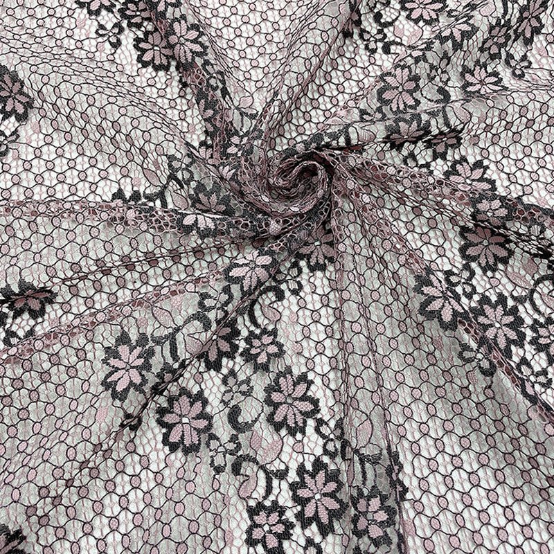 Lace Fabric Dress Loungewear Polyester for Loungewear Wholesale Suppli 7